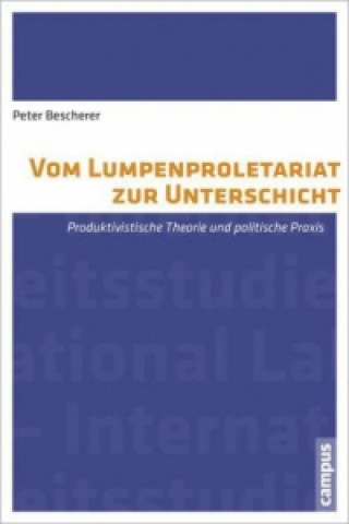 Kniha Vom Lumpenproletariat zur Unterschicht Peter Bescherer
