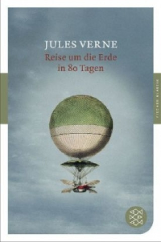 Carte Reise um die Erde in 80 Tagen Jules Verne