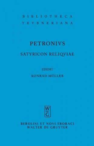 Kniha Satyricon reliquiae Petronius Arbiter