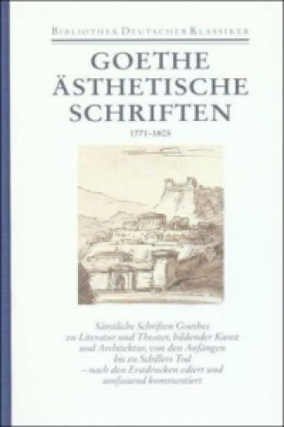 Kniha Ästhetische Schriften 1771-1805 Johann W. von Goethe