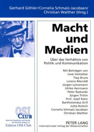 Book Macht Und Medien Gerhard Göhler