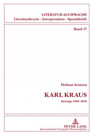 Książka Karl Kraus Helmut Arntzen