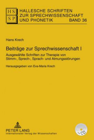 Könyv Beitraege Zur Sprechwissenschaft I Hans Krech