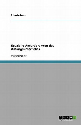Carte Spezielle Anforderungen Des Anfangsunterrichts Silke Lauterbach
