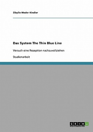Könyv System The Thin Blue Line Sibylle Meder Kindler