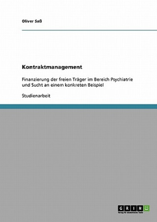 Knjiga Kontraktmanagement Oliver Saß
