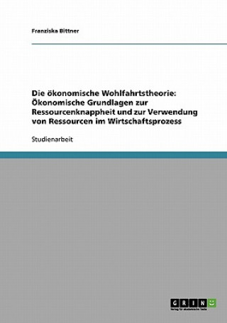 Kniha oekonomische Wohlfahrtstheorie Franziska Bittner