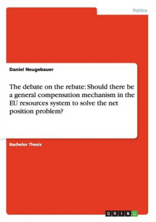 Libro debate on the rebate Daniel Neugebauer