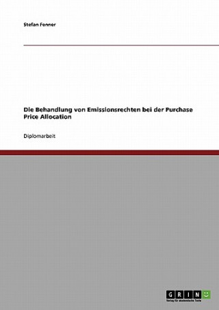Könyv Behandlung von Emissionsrechten bei der Purchase Price Allocation Stefan Fenner