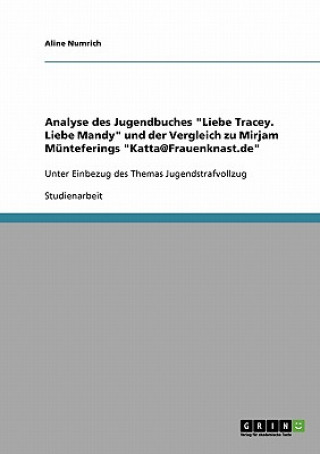 Kniha Analyse des Jugendbuches Liebe Tracey. Liebe Mandy und der Vergleich zu Mirjam Munteferings Katta@Frauenknast.de Aline Numrich