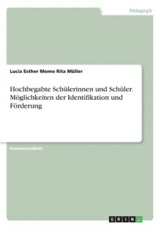 Kniha Hochbegabte Schulerinnen und Schuler. Moeglichkeiten der Identifikation und Foerderung Lucia Esther Momo Rita Müller