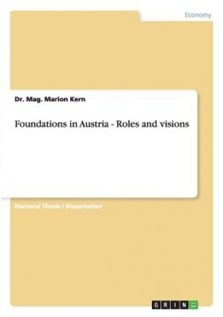 Buch Foundations in Austria - Roles and visions Marion Kern