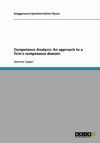 Könyv Competence Analysis rüggemann/ Nyström/ Kiefer/ Gence