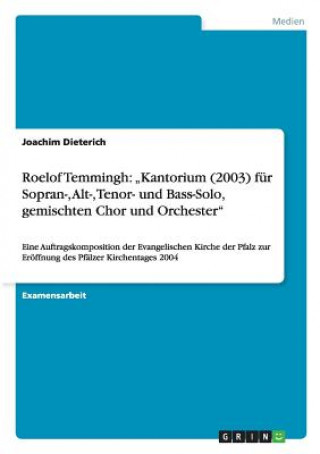 Carte Roelof Temmingh Joachim Dieterich