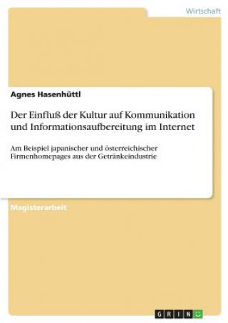 Kniha Einfluss der Kultur auf Kommunikation und Informationsaufbereitung im Internet Agnes Hasenhüttl