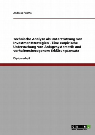 Книга Technische Analyse als Unterstutzung von Investmentstrategien - Eine empirische Untersuchung von Anlagesystematik und verhaltensbezogenem Erklarungsan Andreas Puchta