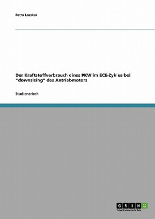 Książka Kraftstoffverbrauch eines PKW im ECE-Zyklus bei downsizing des Antriebmotors Petra Locskai