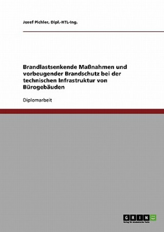 Kniha Brandlastsenkende Maßnahmen und vorbeugender Brandschutz bei der technischen Infrastruktur von Bürogebäuden Dipl.-HTL-Ing.