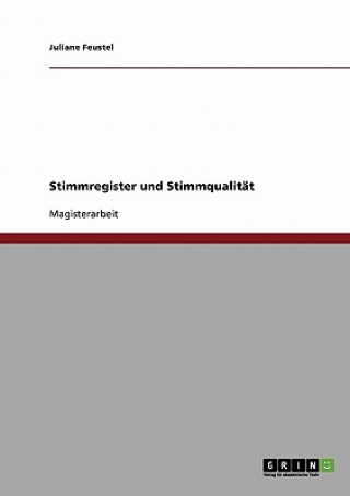 Carte Stimmregister und Stimmqualität Juliane Feustel