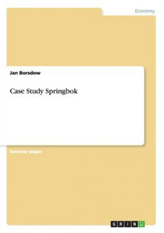 Kniha Case Study Springbok Jan Borsdow