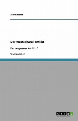 Knjiga Westsaharakonflikt Jan Hutterer