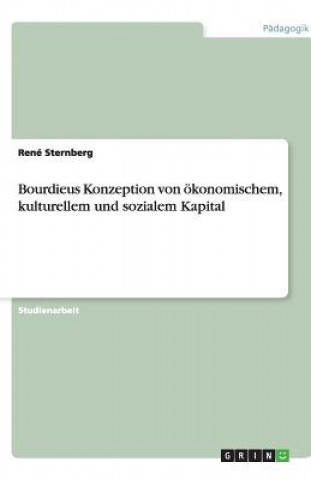 Carte Bourdieus Konzeption von oekonomischem, kulturellem und sozialem Kapital René Sternberg