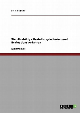 Carte Web Usability. Gestaltungskriterien und Evaluationsverfahren Stefanie Saier