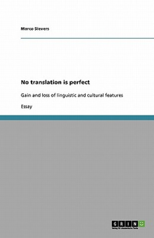 Книга No translation is perfect Marco Sievers