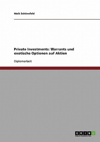 Kniha Private Investments Maik Schönefeld