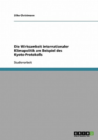 Könyv Wirksamkeit internationaler Klimapolitik am Beispiel des Kyoto-Protokolls Silke Christmann