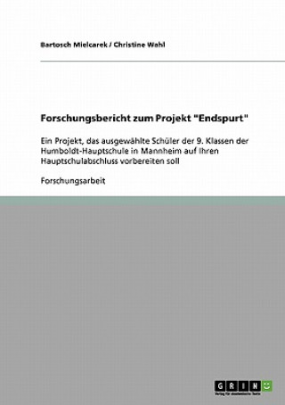 Книга Forschungsbericht zum Projekt Endspurt Bartosch Mielcarek