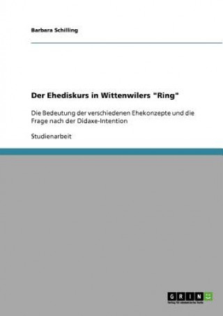 Carte Ehediskurs in Wittenwilers Ring Barbara Schilling
