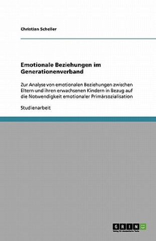 Buch Emotionale Beziehungen Im Generationenverband Christian Scheller