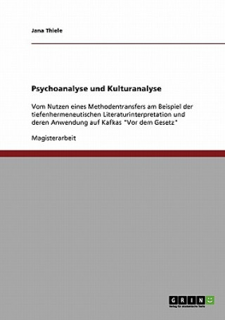 Carte Psychoanalyse und Kulturanalyse Jana Thiele