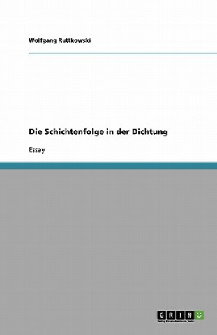 Carte Die Schichtenfolge in der Dichtung Wolfgang Ruttkowski