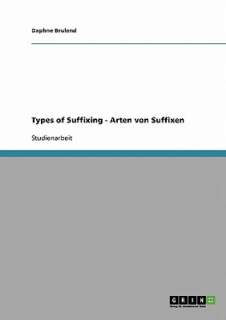 Knjiga Types of Suffixing - Arten von Suffixen Daphne Bruland