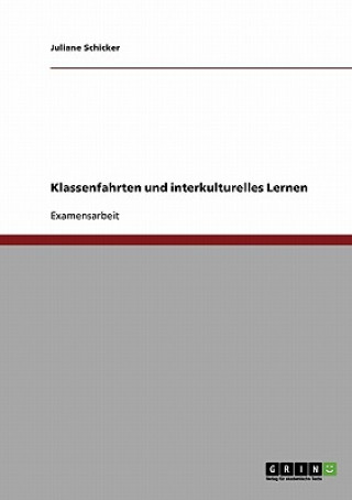 Kniha Klassenfahrten und interkulturelles Lernen Juliane Schicker