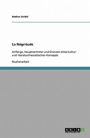 Buch La Négritude Nadine Seidel