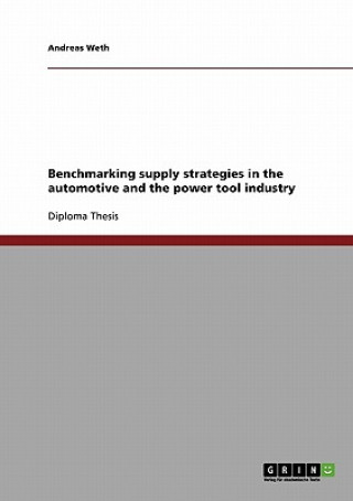 Carte Benchmarking supply strategies in the automotive and the power tool industry Andreas Weth