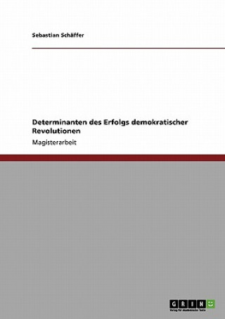 Könyv Determinanten des Erfolgs demokratischer Revolutionen Sebastian Schäffer