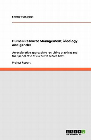 Buch Human Resource Management, Ideology and Gender Shirley Tuchtfeldt