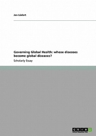 Книга Governing Global Health Jan Lüdert