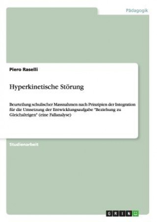 Książka Hyperkinetische Störung Piero Raselli