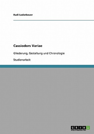 Carte Cassiodors Variae Rudi Loderbauer
