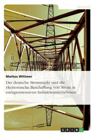 Carte Deutsche Strommarkt Und Die Okonomische Beschaffung Von Strom in Energieintensiven Industrieunternehmen Markus Wittwer