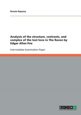 Knjiga Analysis of the structure, contrasts, and complex of the lost love in The Raven by Edgar Allan Poe Renate Bagossy