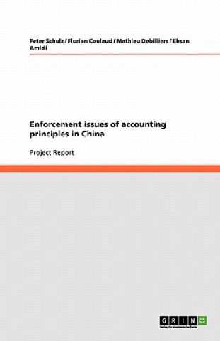 Kniha Enforcement issues of accounting principles in China Peter Schulz