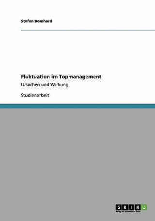 Buch Fluktuation im Topmanagement Stefan Bomhard