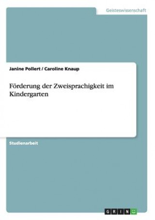 Книга Förderung der Zweisprachigkeit im Kindergarten Janine Pollert