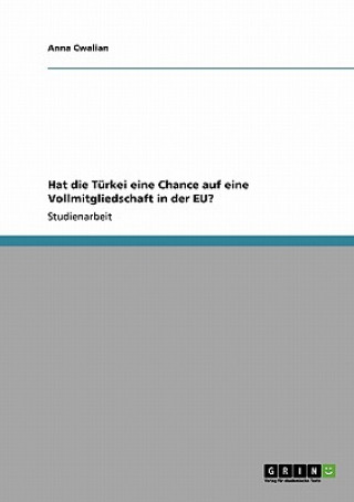 Buch Hat die Turkei eine Chance auf eine Vollmitgliedschaft in der EU? Anna Cwalian